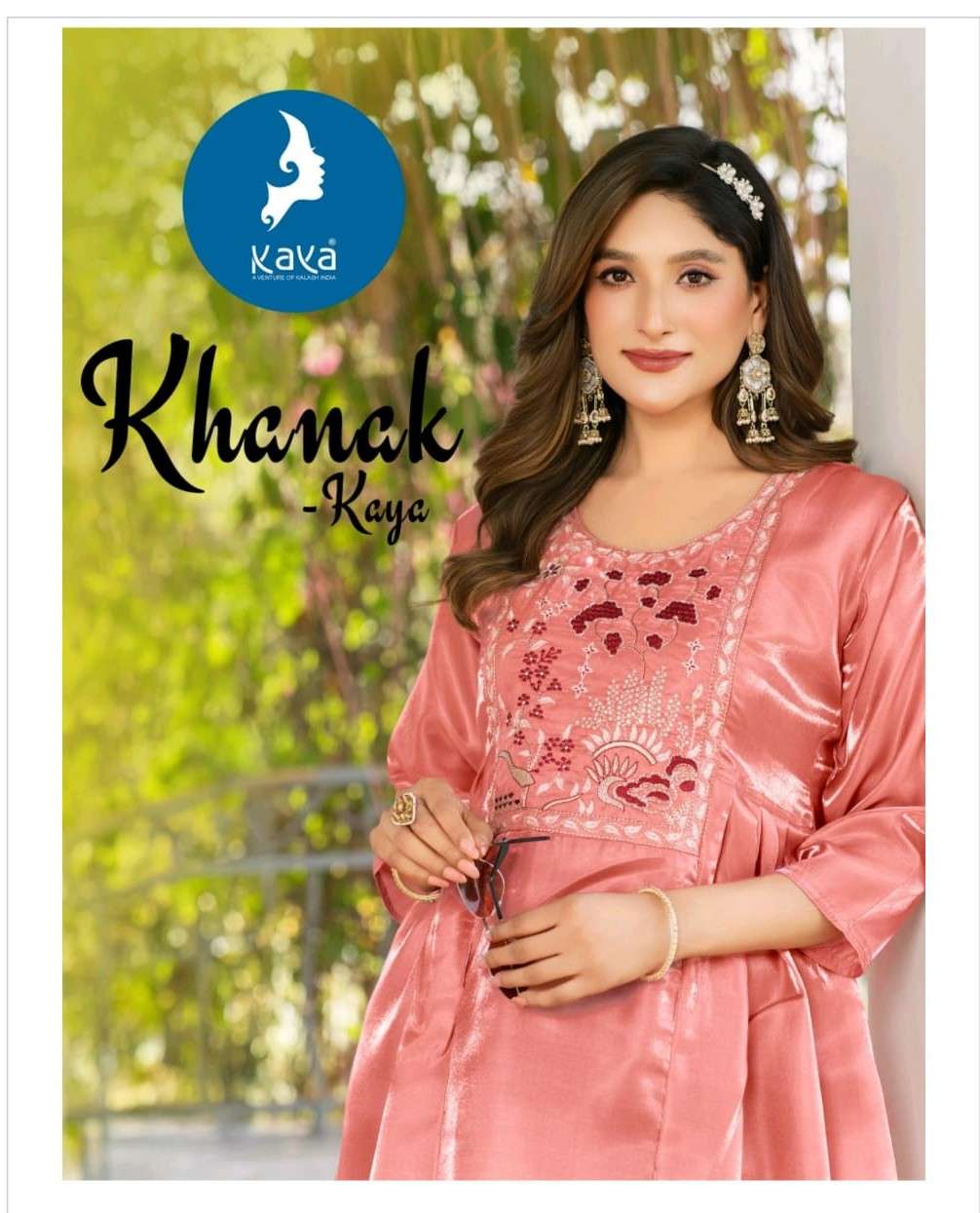 Kaya Khanak Roman Glass Designer Stitched Kurti