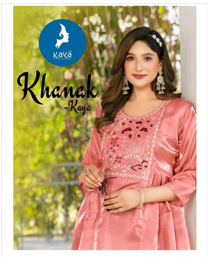 Kaya Khanak Roman Glass Designer Stitched Kurti - Amrah Wholesale