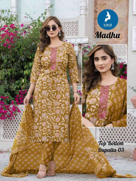 Kaya Madhu Kurti Set Wholesale Catalogue - Amrah Wholesale