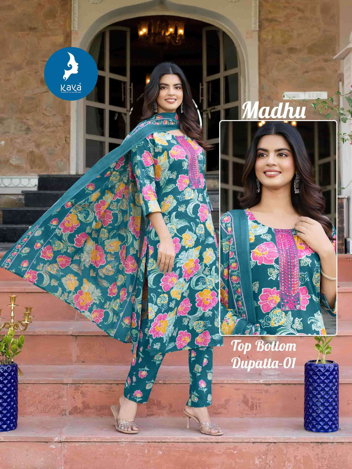 Kaya Madhu Kurti Set Wholesale Catalogue