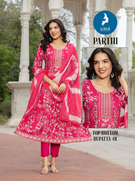 Kaya Parthi Rayon Print Salwar Suit Set