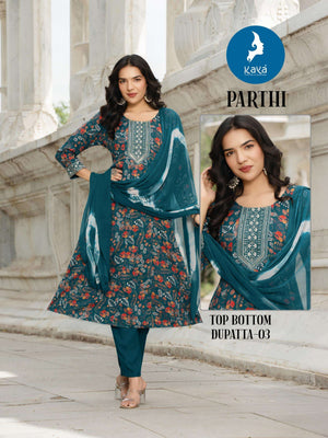 Kaya Parthi Rayon Print Salwar Suit Set
