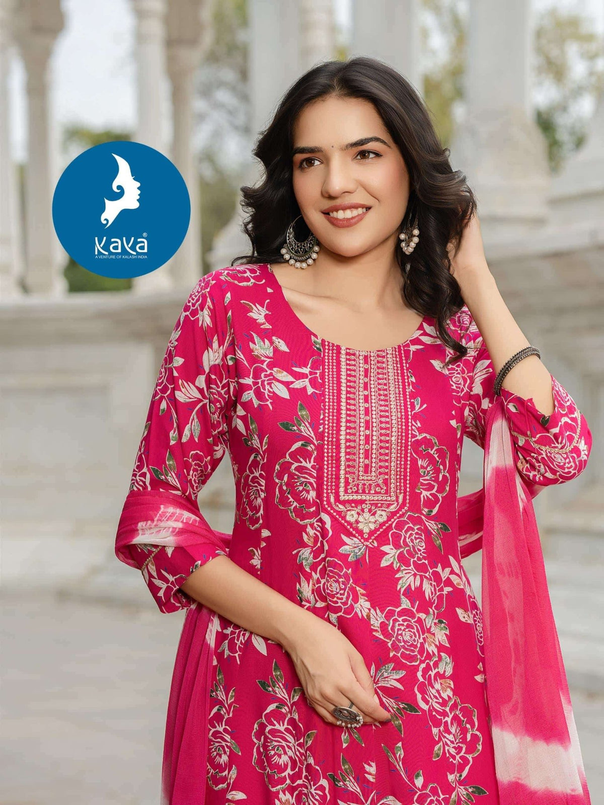 Kaya Parthi Rayon Print Salwar Suit Set - Amrah Wholesale