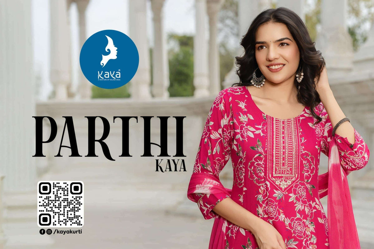 Kaya Parthi Rayon Print Salwar Suit Set - Amrah Wholesale