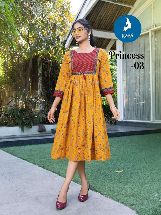Kaya Princess Kurti Wholesale Catalogue - Amrah Wholesale