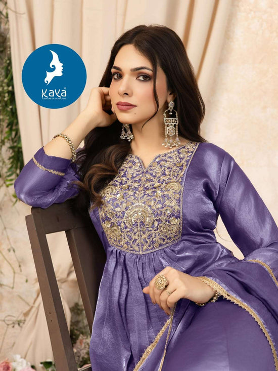 Kaya Skoda Fandy Silk Readymade Salwar Suit Set - Amrah Wholesale