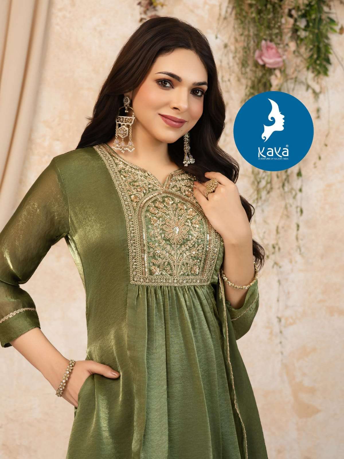 Kaya Skoda Fandy Silk Readymade Salwar Suit Set - Amrah Wholesale