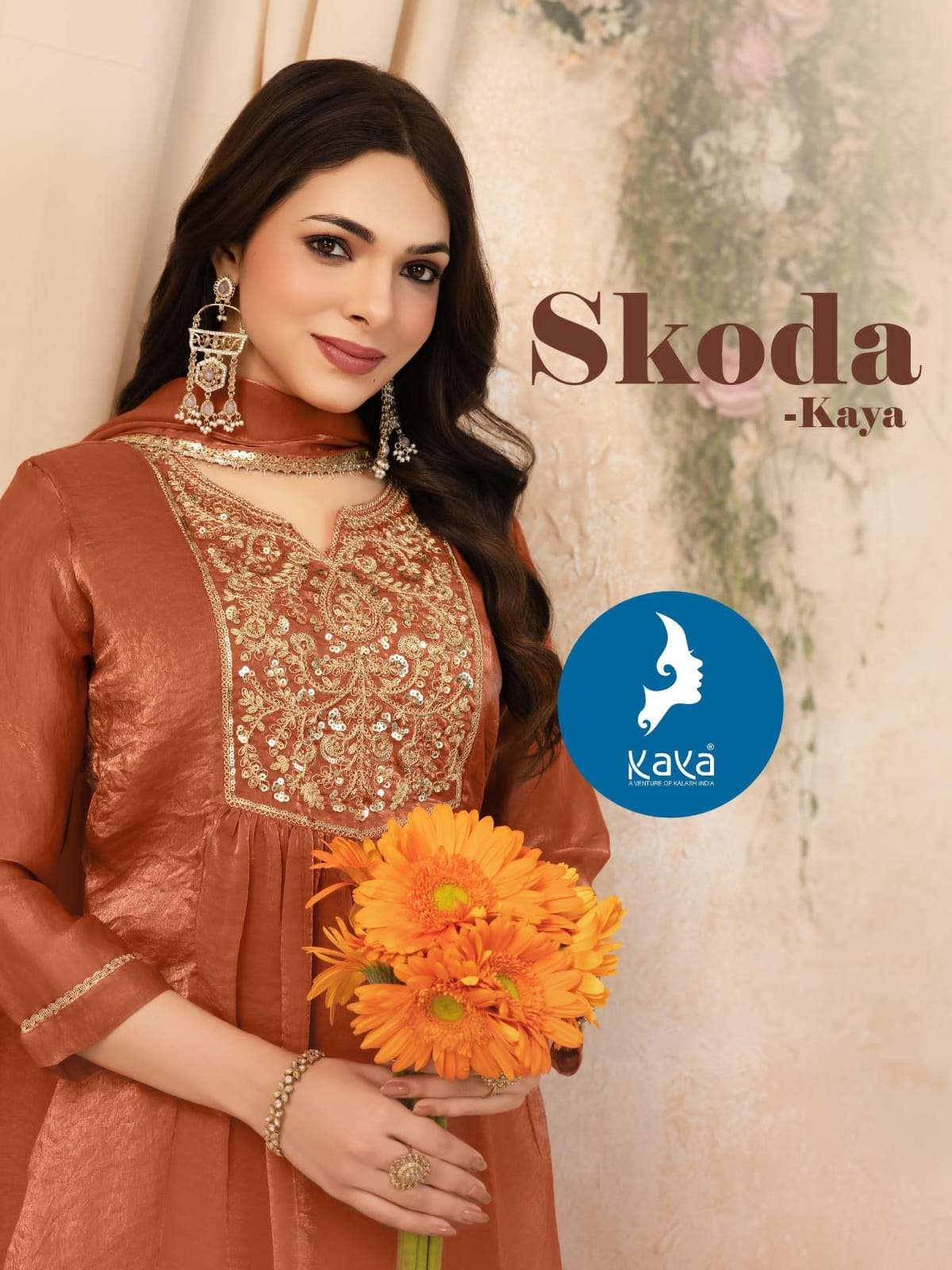 Kaya Skoda Fandy Silk Readymade Salwar Suit Set - Amrah Wholesale