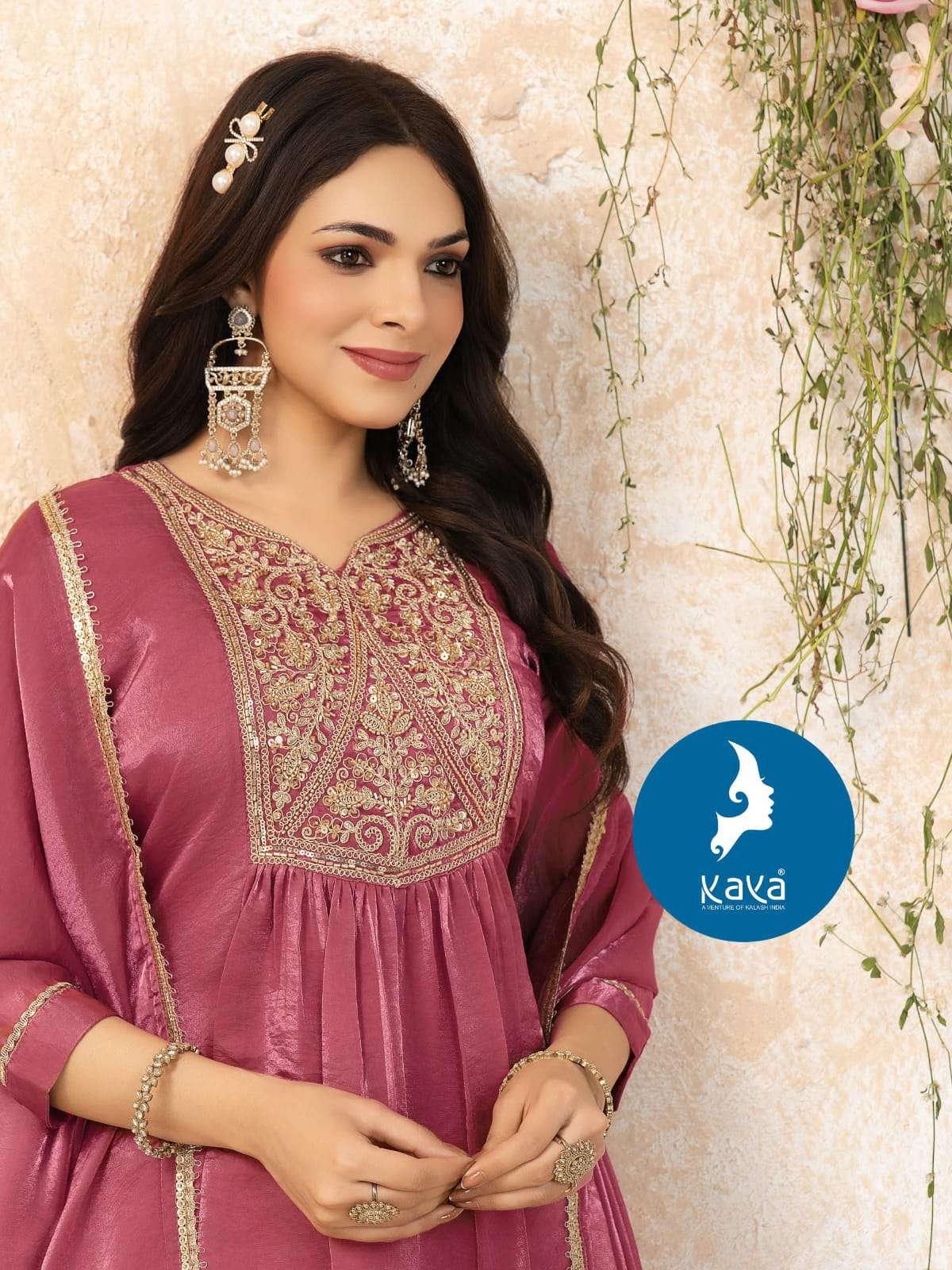 Kaya Skoda Fandy Silk Readymade Salwar Suit Set - Amrah Wholesale