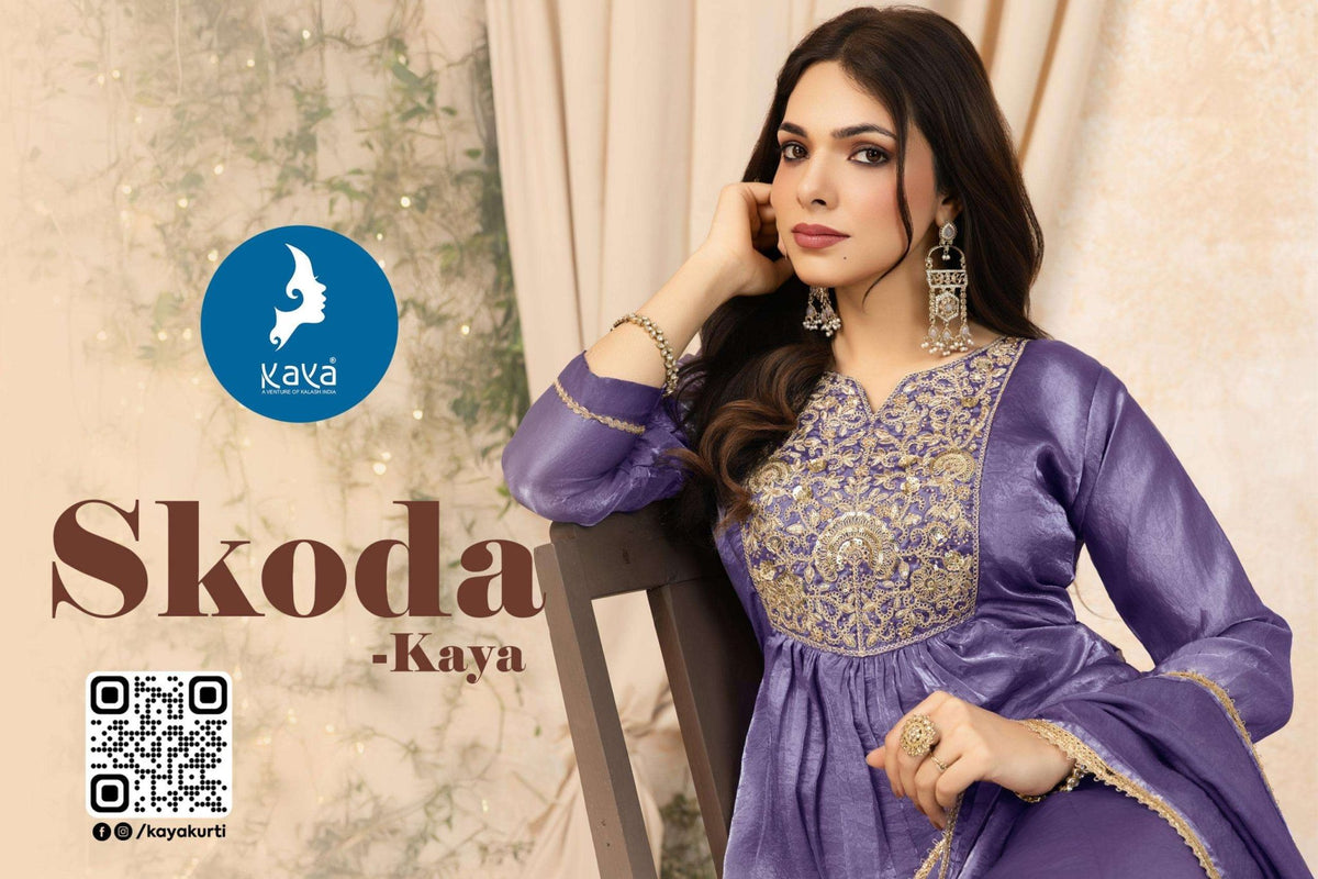 Kaya Skoda Fandy Silk Readymade Salwar Suit Set - Amrah Wholesale