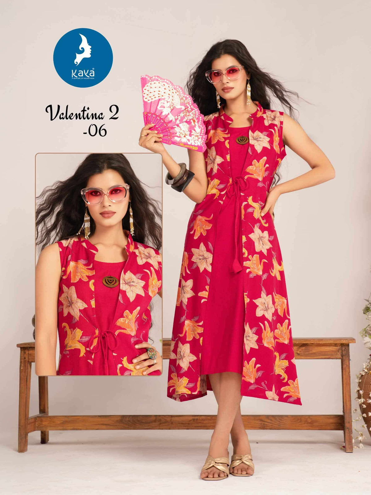 Kaya Valentina Vol 2 Kurti - Amrah Wholesale