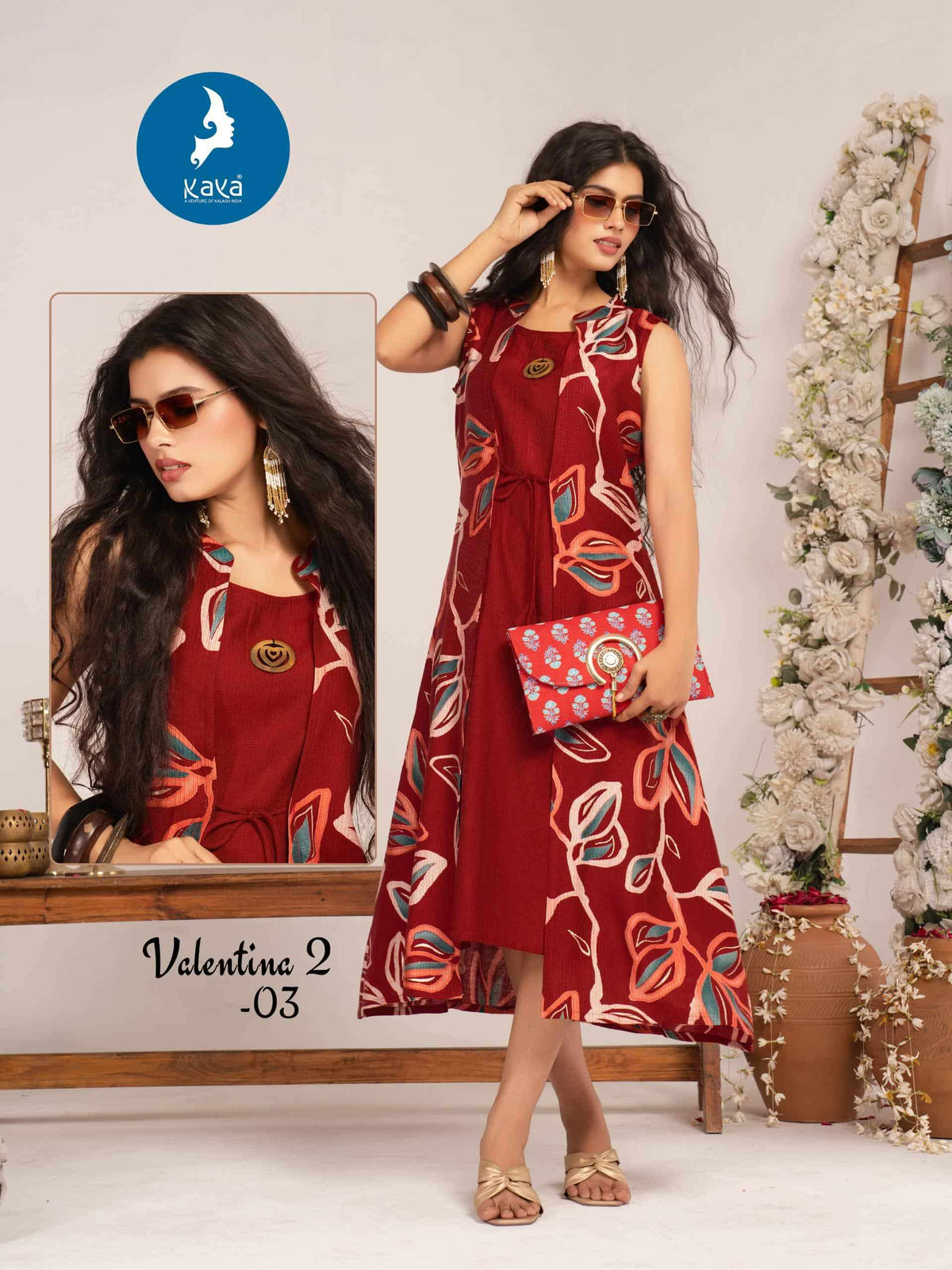 Kaya Valentina Vol 2 Kurti - Amrah Wholesale