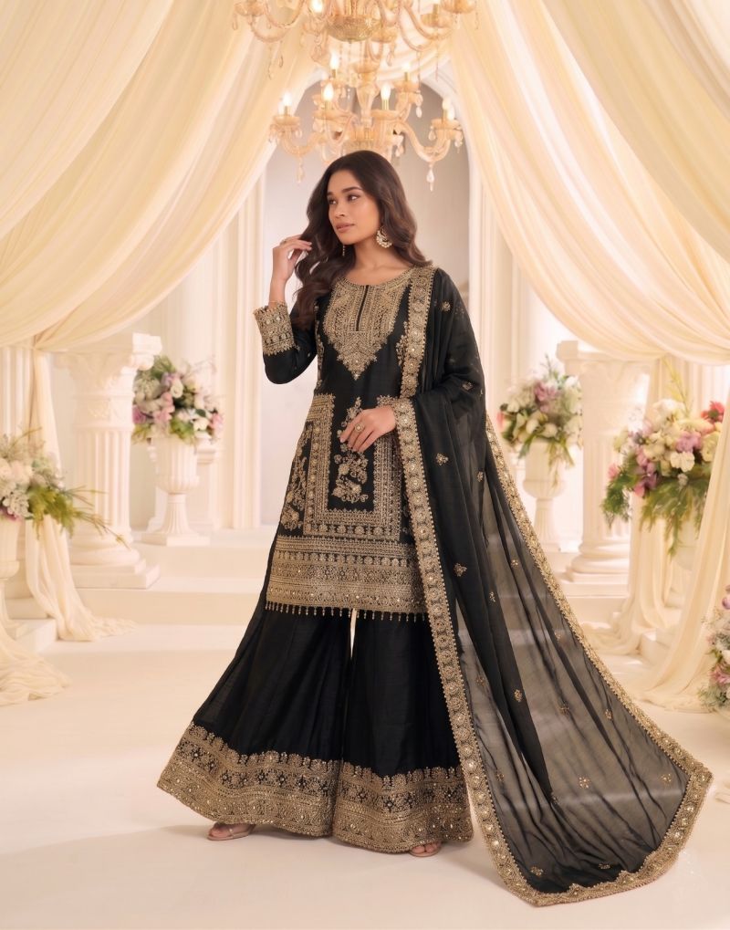 Kb Super Hit 3322 Chinon Ready-to-Wear Salwar Suit Set