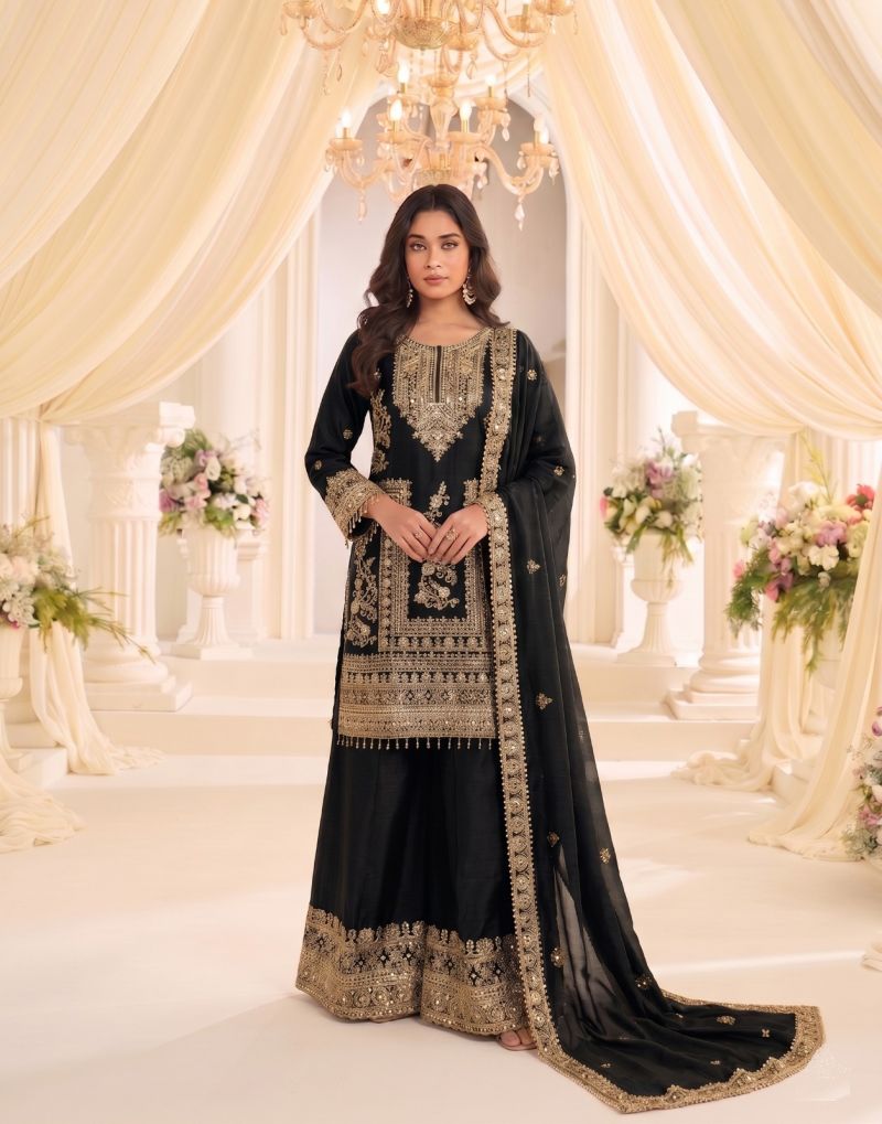 Kb Super Hit 3322 Chinon Ready-to-Wear Salwar Suit Set