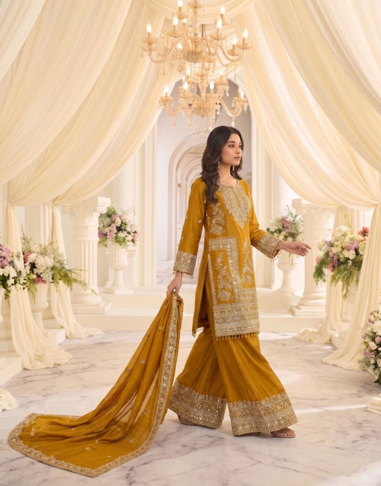 Kb Super Hit 3322 Chinon Ready-to-Wear Salwar Suit Set
