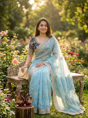 KC 2118 Satin Silk Saree