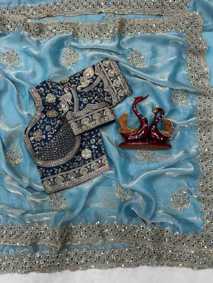 KC 2118 Satin Silk Saree - Amrah Wholesale