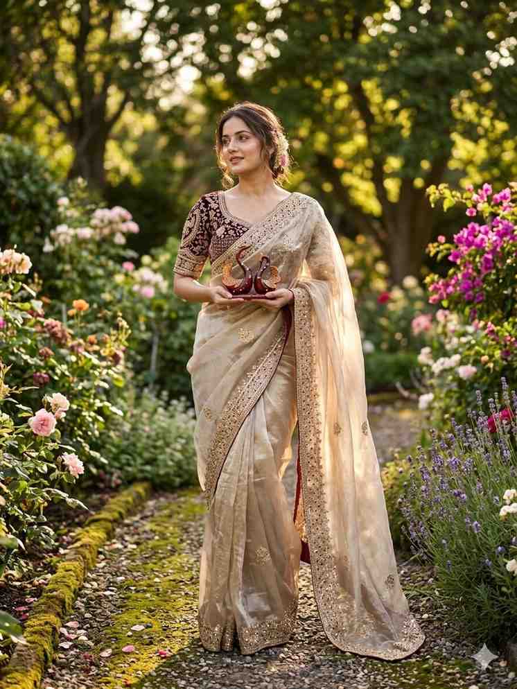 KC 2118 Satin Silk Saree - Amrah Wholesale