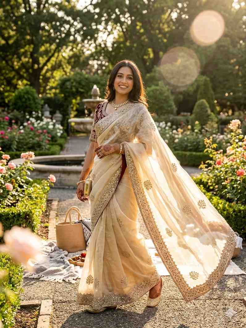 KC 2118 Satin Silk Saree - Amrah Wholesale