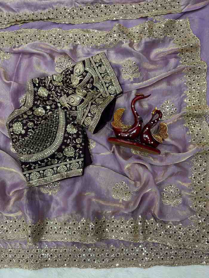 KC 2118 Satin Silk Saree - Amrah Wholesale