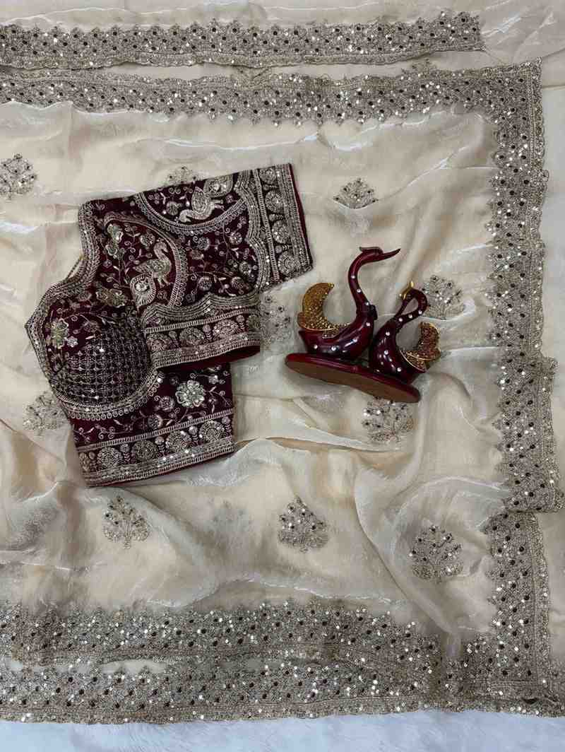 KC 2118 Satin Silk Saree - Amrah Wholesale