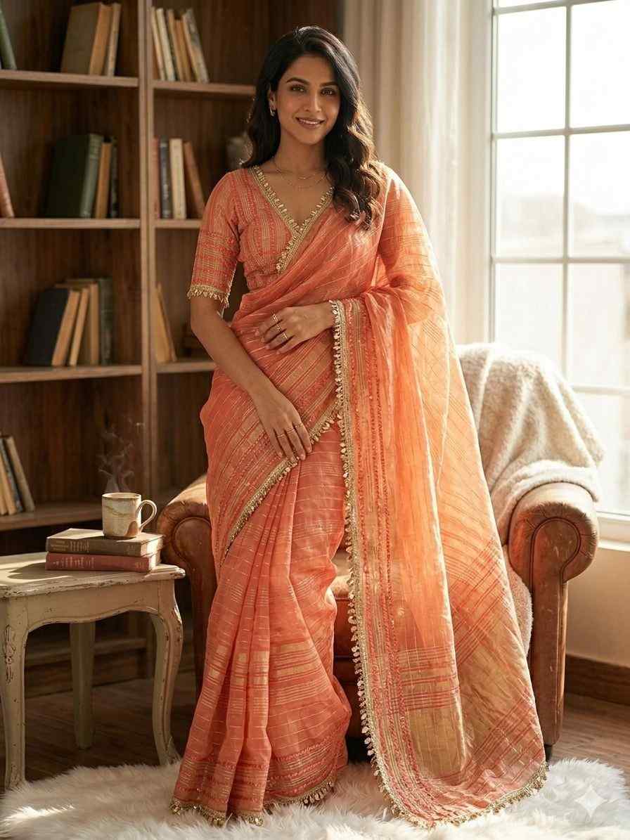 Kc 2126 Soft Tissue Silk Saree - Amrah Wholesale