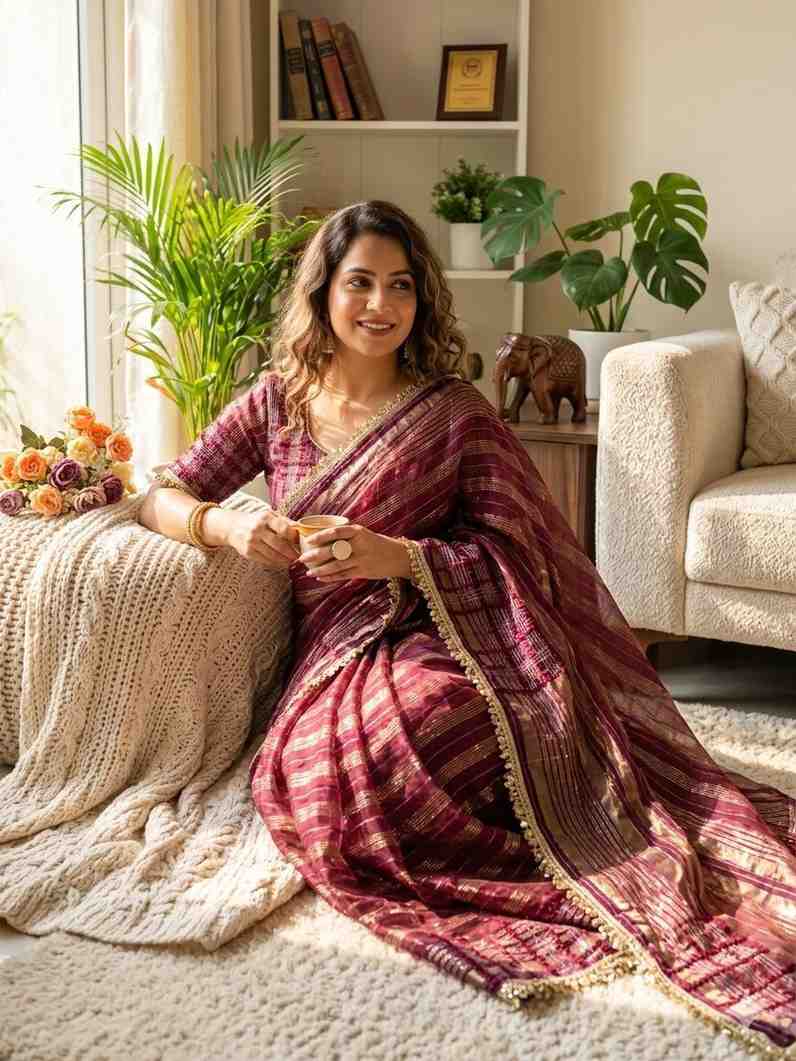 Kc 2126 Soft Tissue Silk Saree - Amrah Wholesale