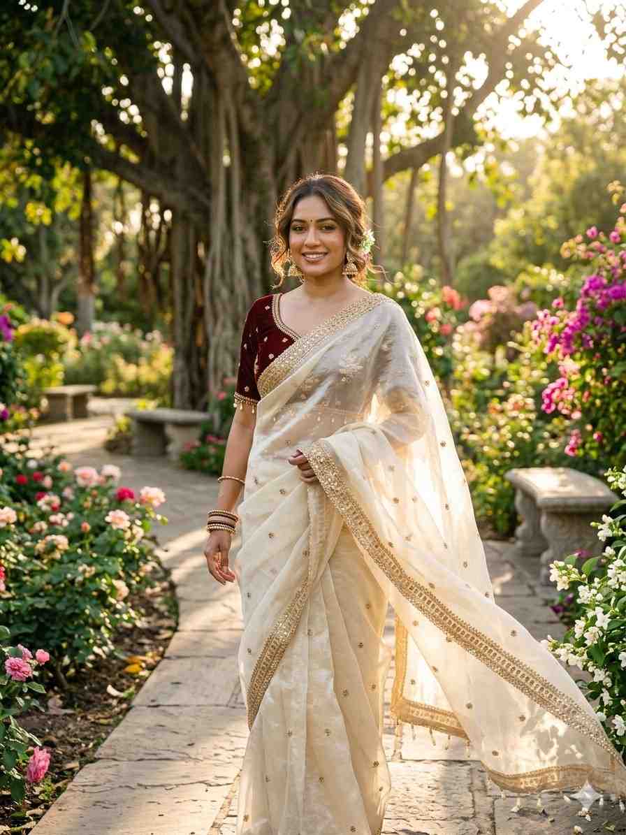 Amrah Wholesale Kc 213 Space Silk Sequence Worked Saree Collection