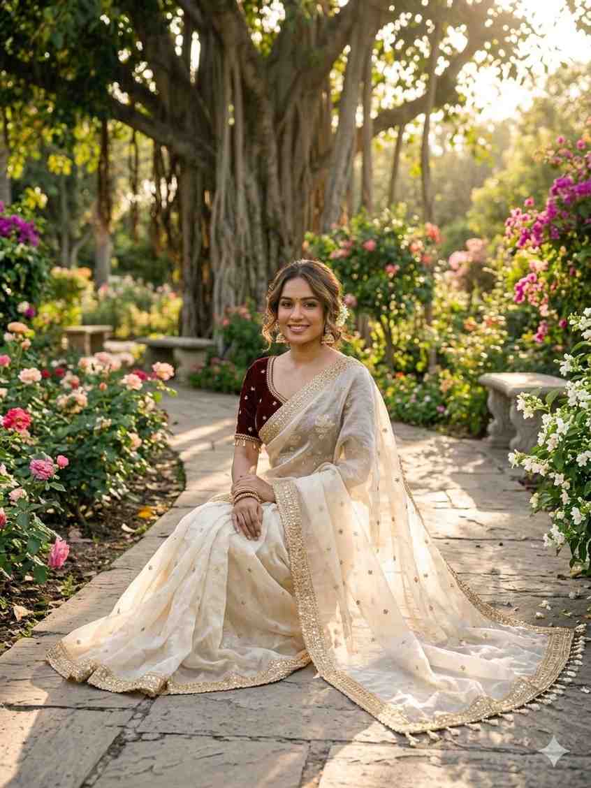 Amrah Wholesale Kc 213 Space Silk Sequence Worked Saree Collection