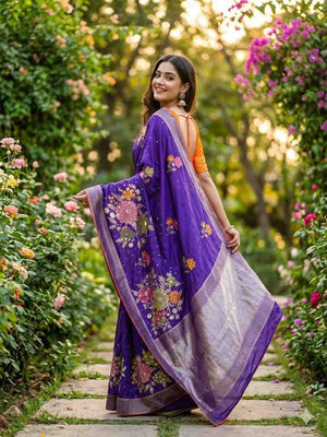 Kc 214 Dola Silk Mirror Work Designer Saree - Amrah Wholesale