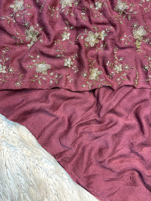 KC 215 Crush Rangoli Beads Work Party Wear Saree