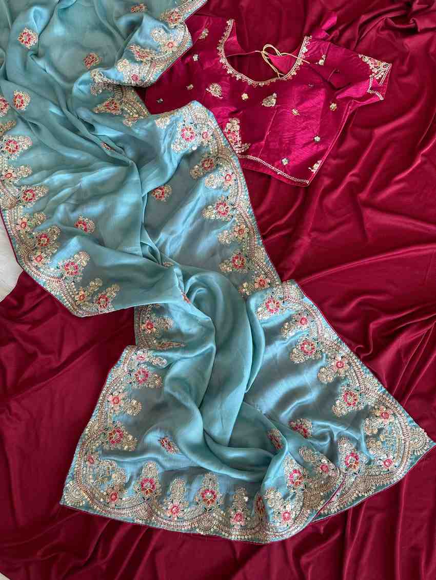 Amrah Wholesale Kc 409 Fandy Silk Saree