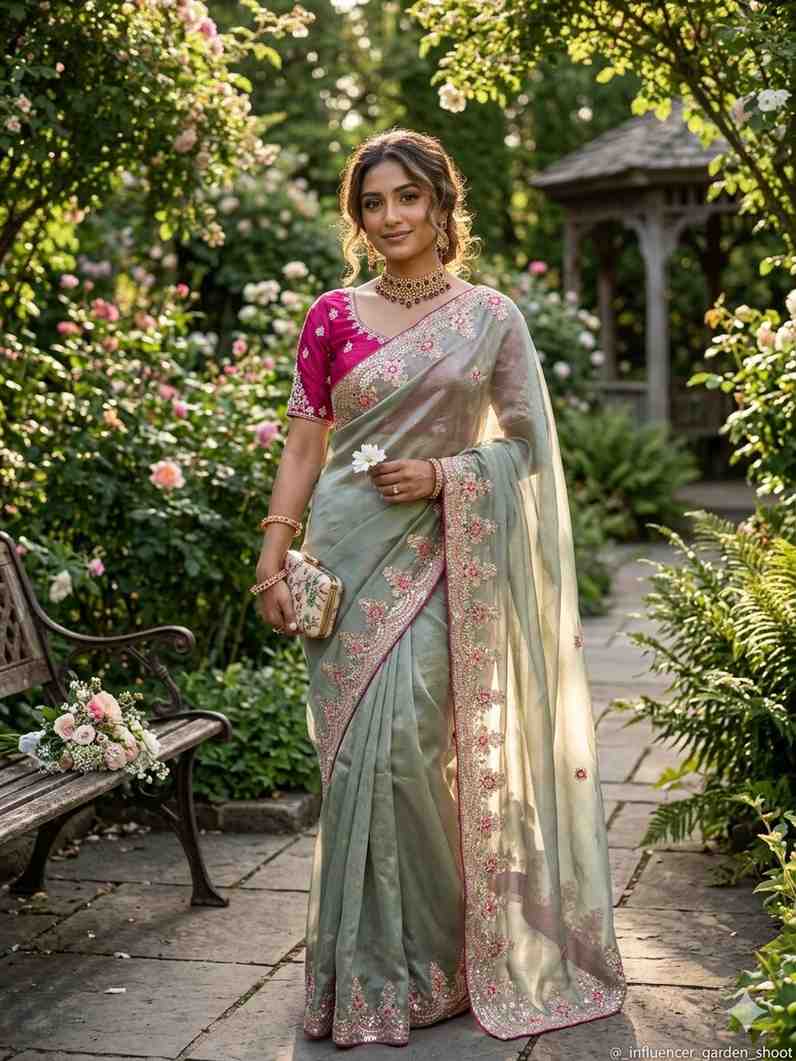 Amrah Wholesale Kc 409 Fandy Silk Saree