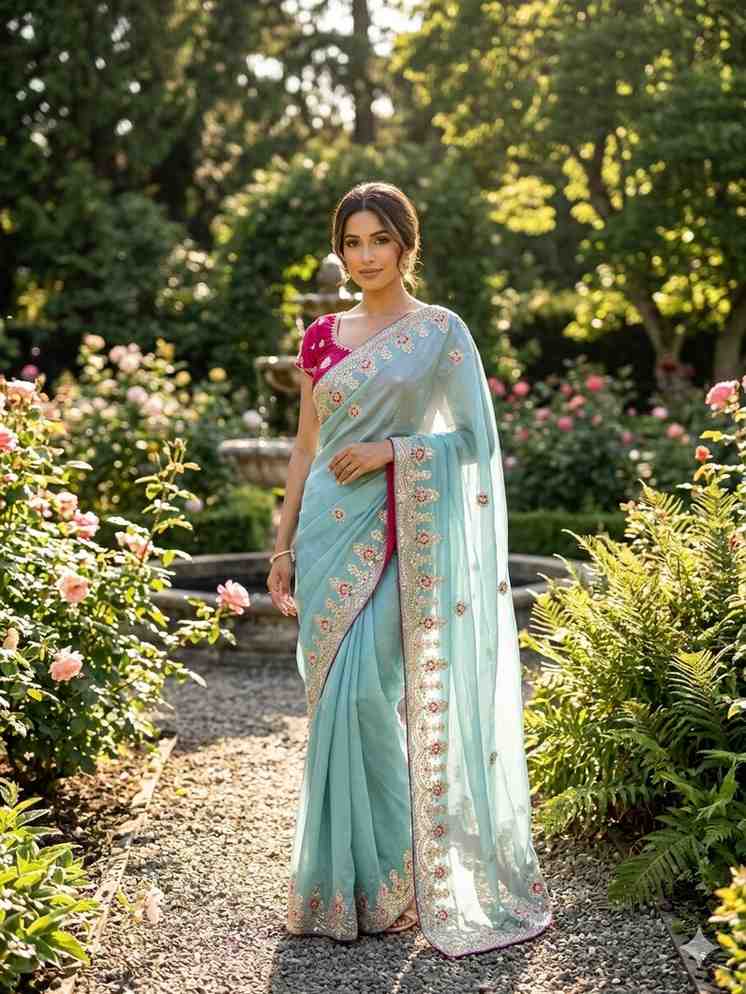 Amrah Wholesale Kc 409 Fandy Silk Saree