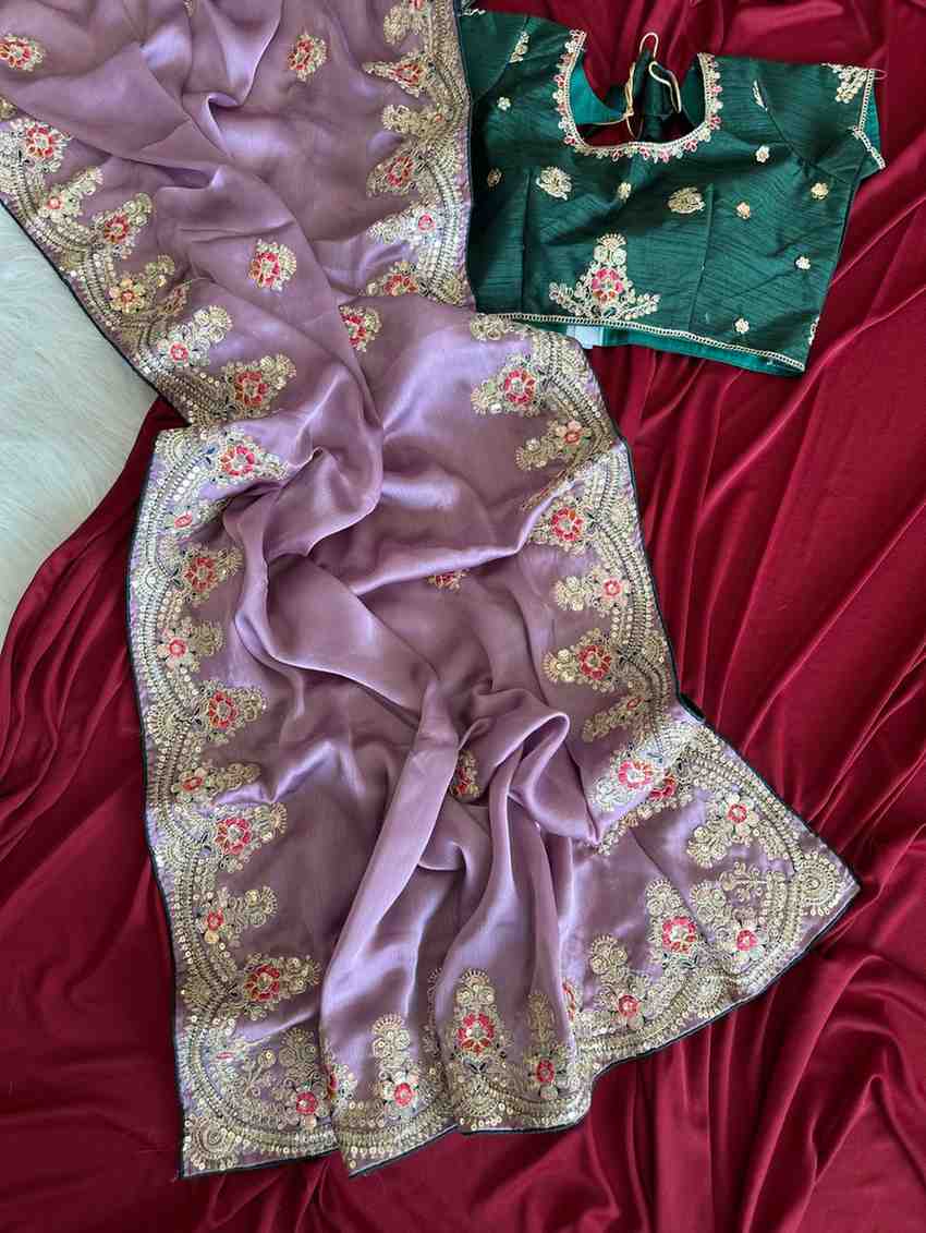 Amrah Wholesale Kc 409 Fandy Silk Saree
