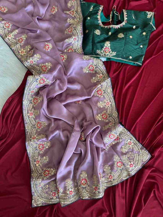 Amrah Wholesale Kc 409 Fandy Silk Saree