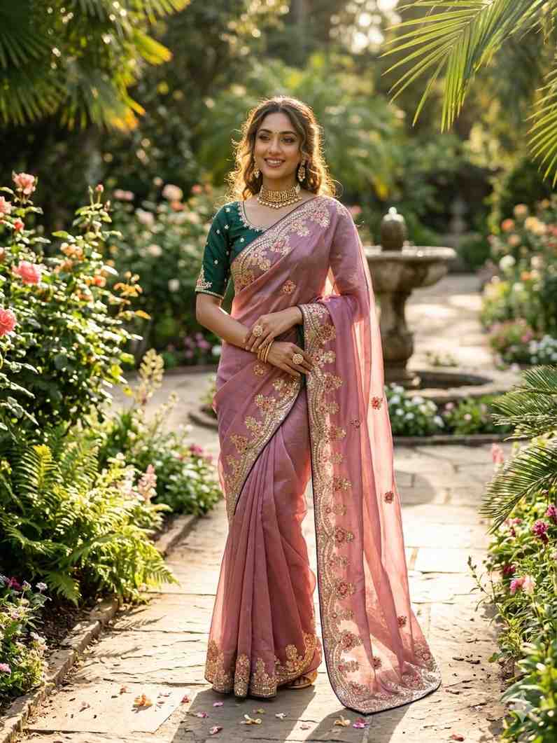 Amrah Wholesale Kc 409 Fandy Silk Saree