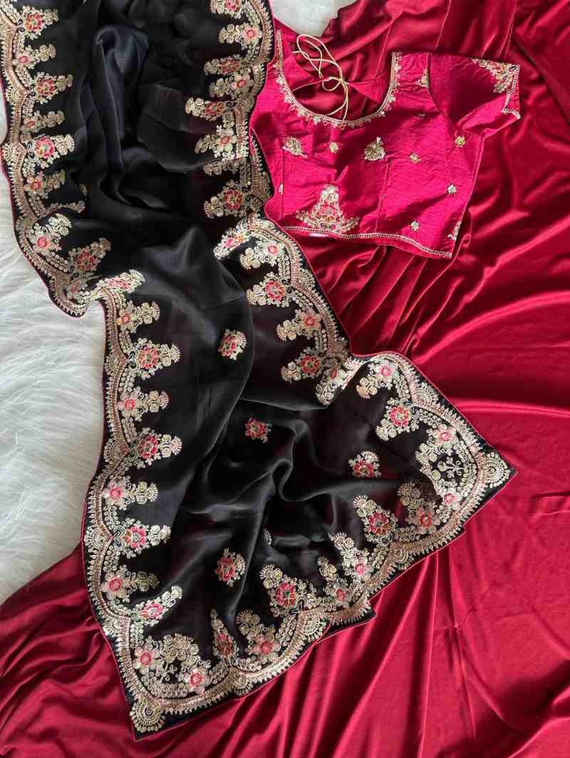 Amrah Wholesale Kc 409 Fandy Silk Saree