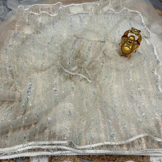 KC Beed 2 Soft Net Beads Work Premium Saree Collection