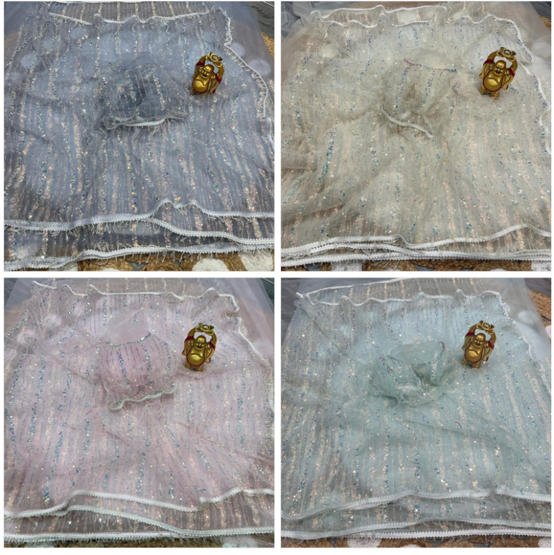 KC Beed 2 Soft Net Beads Work Premium Saree Collection