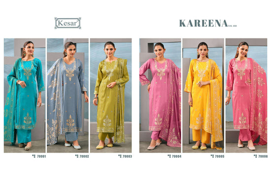 Kesar Kareena Vol 618 Pure Jam Satin Digital Printed Dress Material