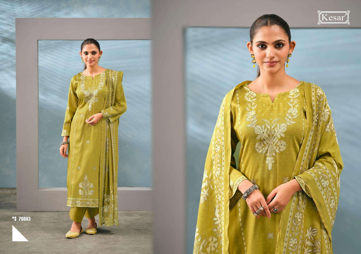 Kesar Kareena Vol 618 Pure Jam Satin Digital Printed Dress Material - Amrah Wholesale