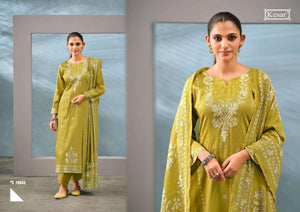 Kesar Kareena Vol 618 Pure Jam Satin Digital Printed Dress Material - Amrah Wholesale