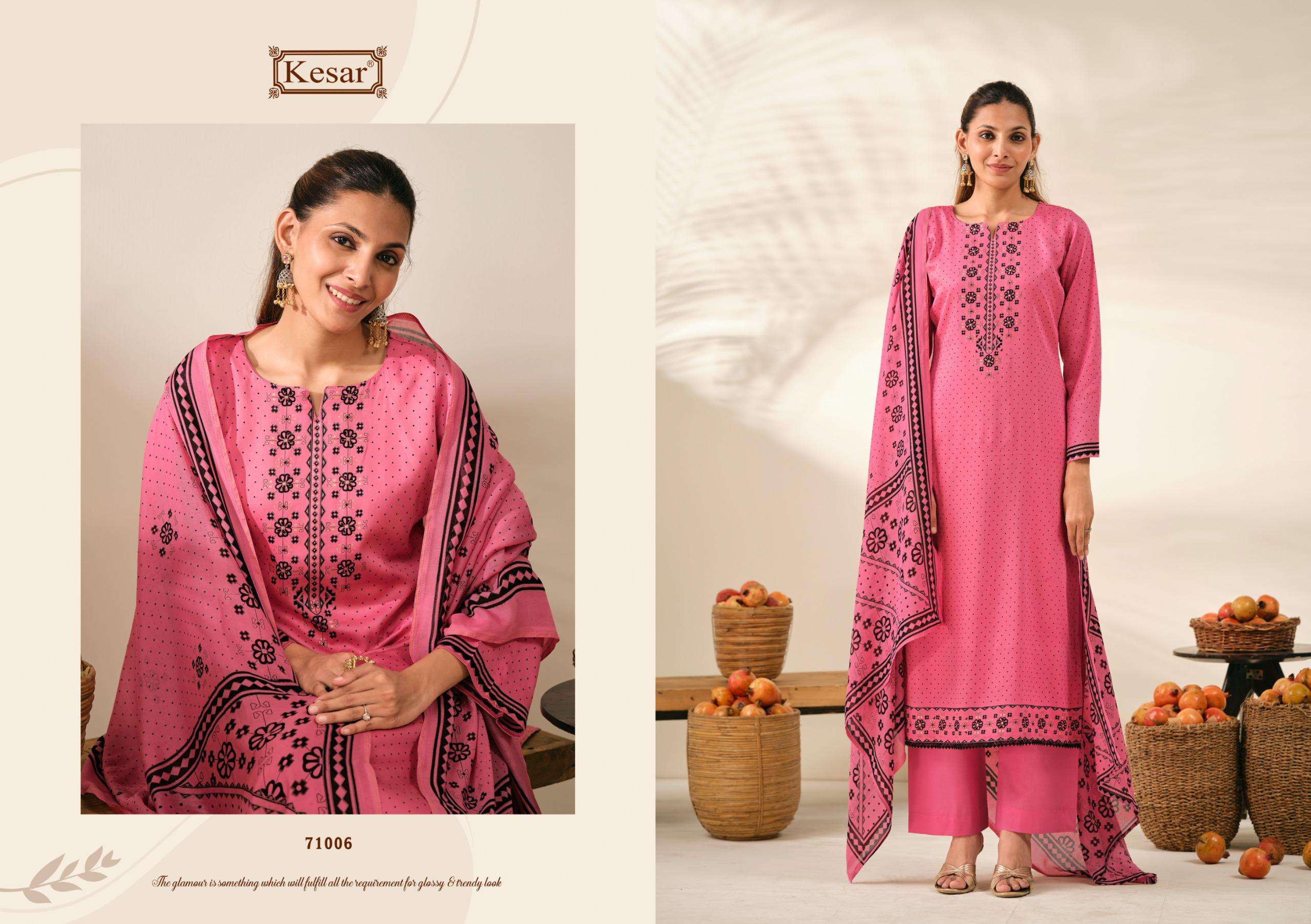 Kesar Kareena Vol 619 Pure Jam Satin Digital Printed Dress Material