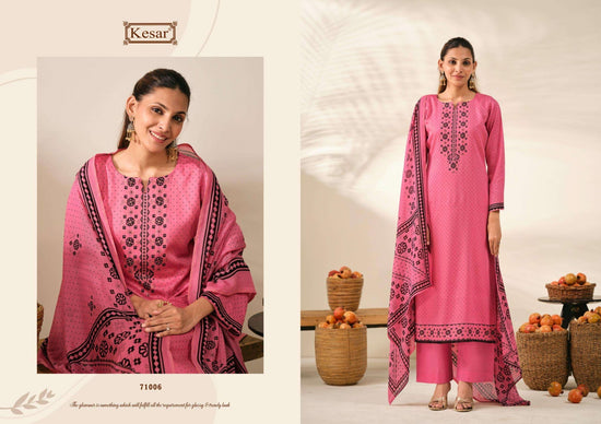 Kesar Kareena Vol 619 Pure Jam Satin Digital Printed Dress Material - Amrah Wholesale
