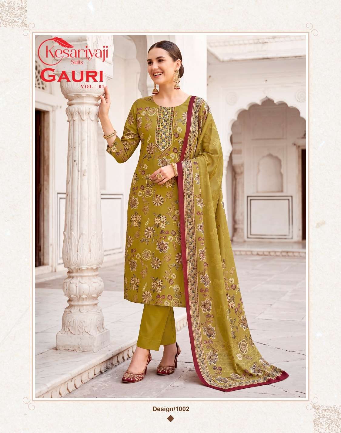 Kesariya Gauri Vol-1 Muslin Printed Salwar Suit