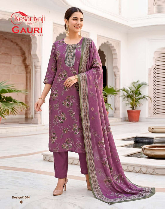 Kesariya Gauri Vol-1 Muslin Printed Salwar Suit