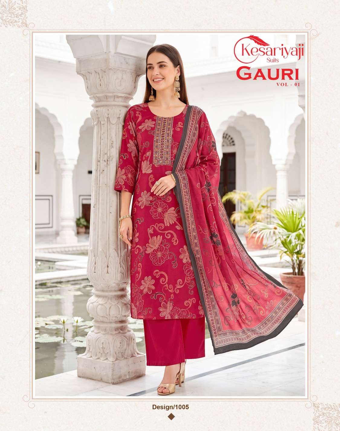 Kesariya Gauri Vol-1 Muslin Printed Salwar Suit
