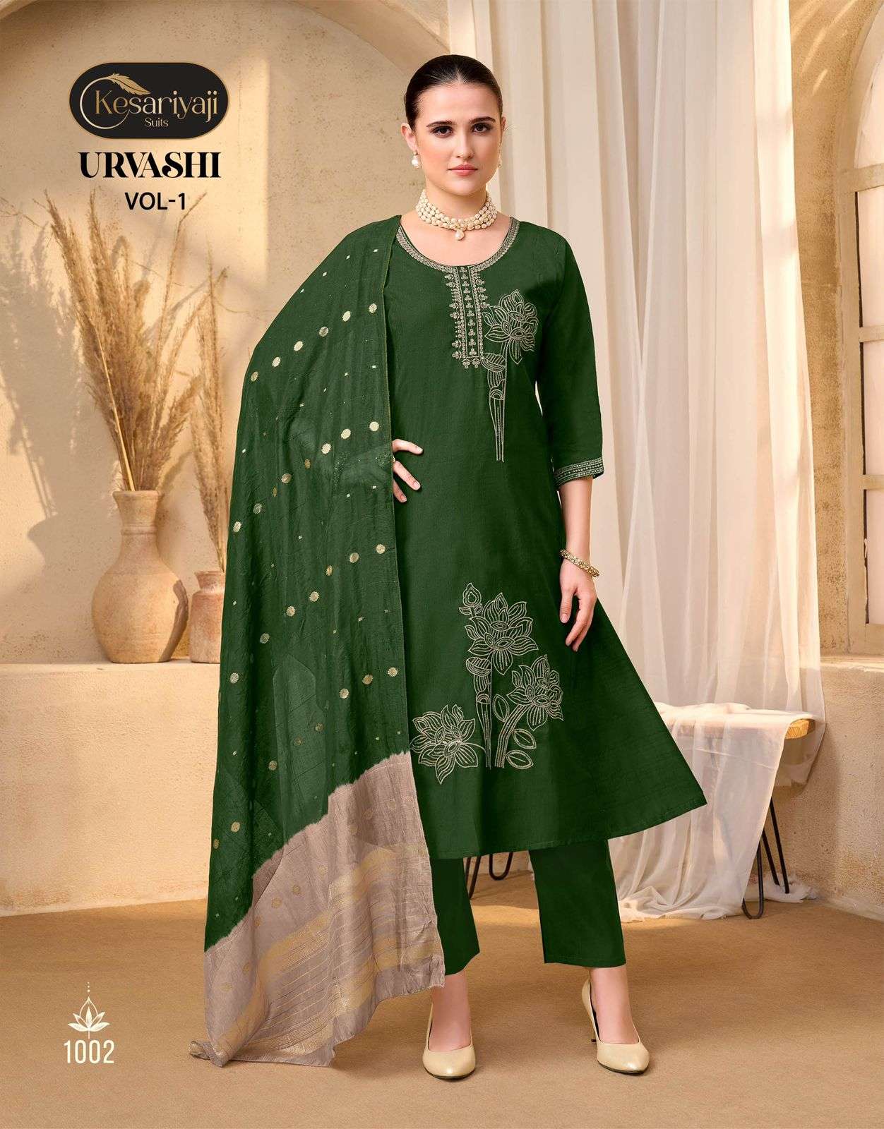 Kesariya Urvashi Vol - 1 Salwar Suit Set Wholesale Catalogue - Amrah Wholesale