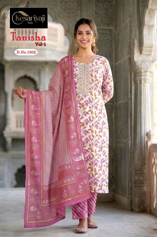 Kesariyaji Tanisha Vol 1 Dhabu Cotton Salwar Suit Set - Amrah Wholesale